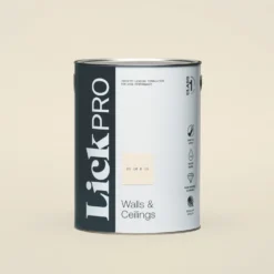 LickPro Eggshell White BS 10 B 15 Emulsion Paint 5Ltr