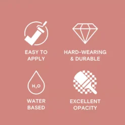 LickPro Matt Red 03 Emulsion Paint 2.5Ltr -Harris Paint Store 113JX A4