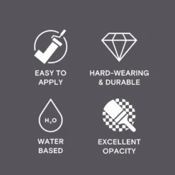 LickPro Eggshell Purple 10 Emulsion Paint 2.5Ltr -Harris Paint Store 131JX A4