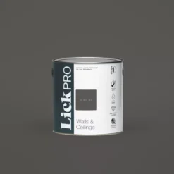 LickPro Eggshell Black 03 Emulsion Paint 2.5Ltr
