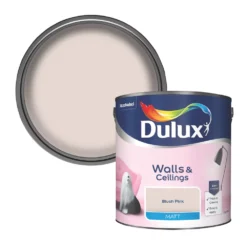 Dulux Matt Blush Pink Emulsion Paint 2.5Ltr