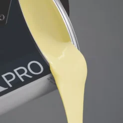 LickPro Eggshell Yellow 01 Emulsion Paint 5Ltr -Harris Paint Store 154JY A2