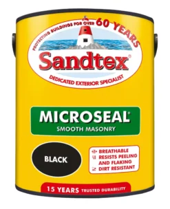 Sandtex Ultra Smooth Masonry Paint Black 5Ltr