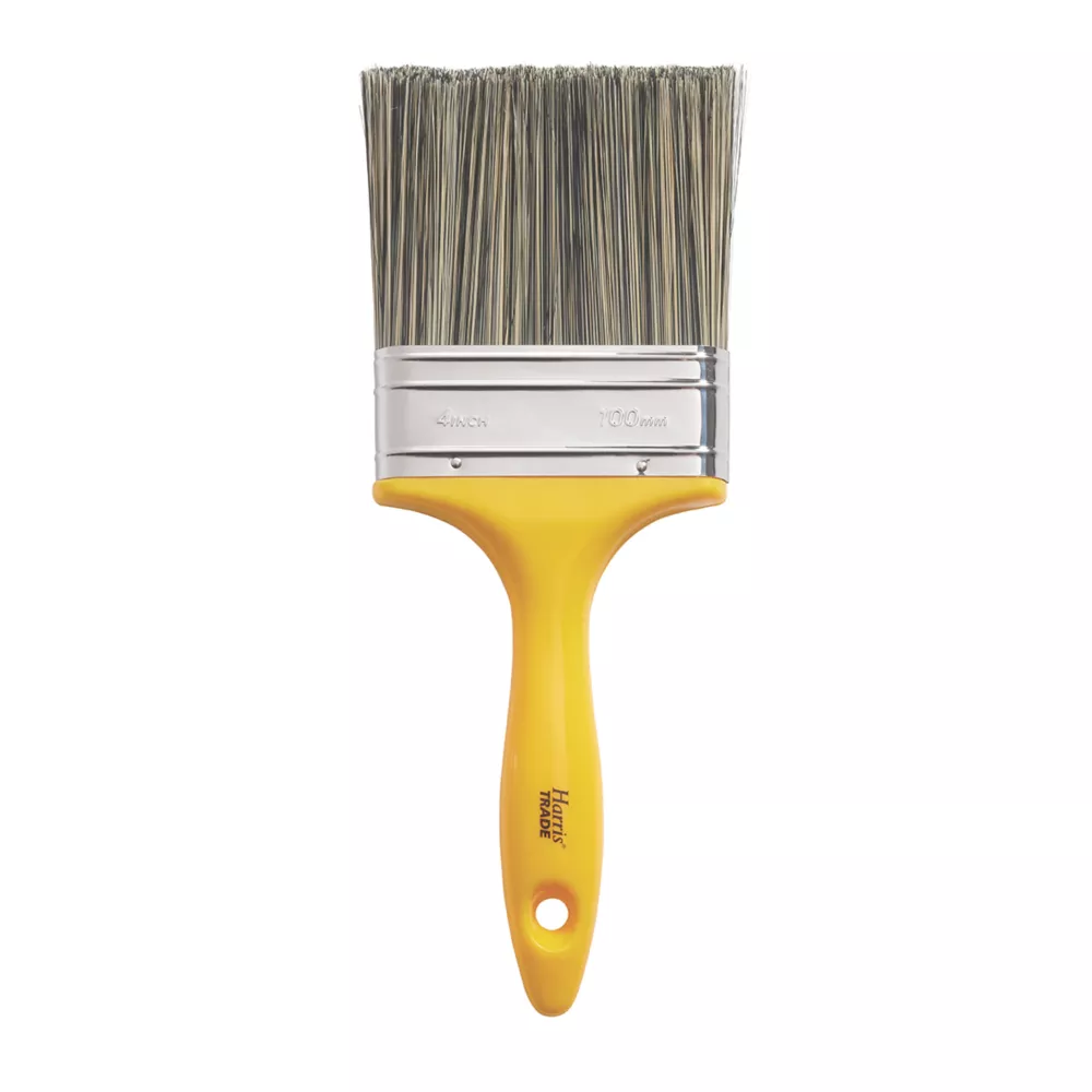 Harris Trade Flat Masonry Brush 4" Harris Trade Flat Masonry Brush 4" -Harris Paint Store 1807X P