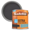 Sadolin Extra Durable Woodstain Semi Gloss Ebony 2.5Ltr -Harris Paint Store 21184 P