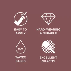 LickPro Eggshell Red 06 Emulsion Paint 5Ltr -Harris Paint Store 223KF A4