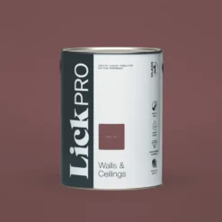 LickPro Eggshell Red 06 Emulsion Paint 5Ltr