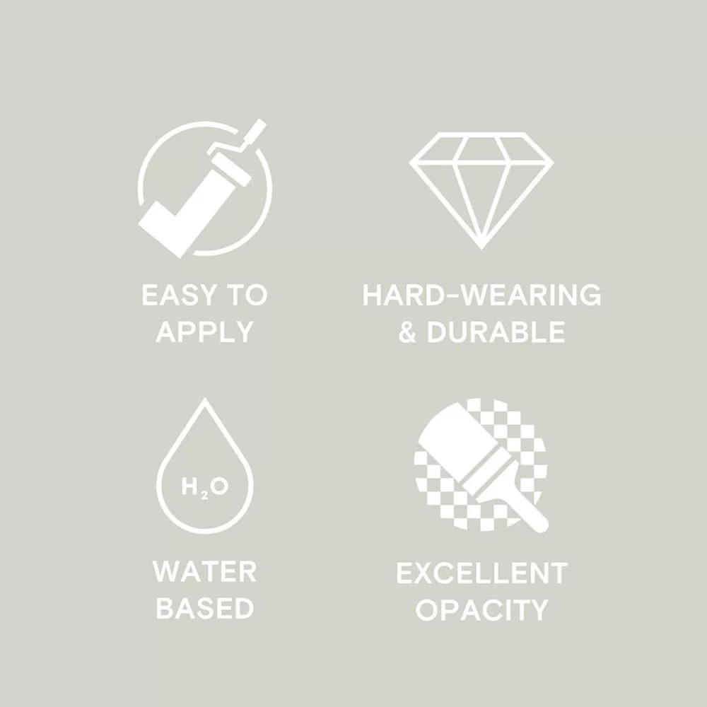 LickPro Eggshell Grey 02 Emulsion Paint 2.5Ltr LickPro Eggshell Grey 02 Emulsion Paint 2.5Ltr -Harris Paint Store 228JY A4