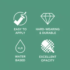 LickPro Eggshell Green 17 Emulsion Paint 5Ltr -Harris Paint Store 232JY A4