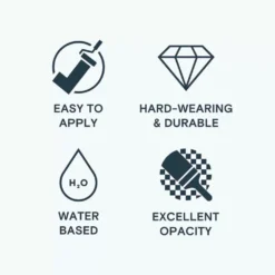 LickPro Eggshell White 10 Emulsion Paint 5Ltr 6 LickPro Eggshell White 10 Emulsion Paint 5Ltr -Harris Paint Store 247JY A4