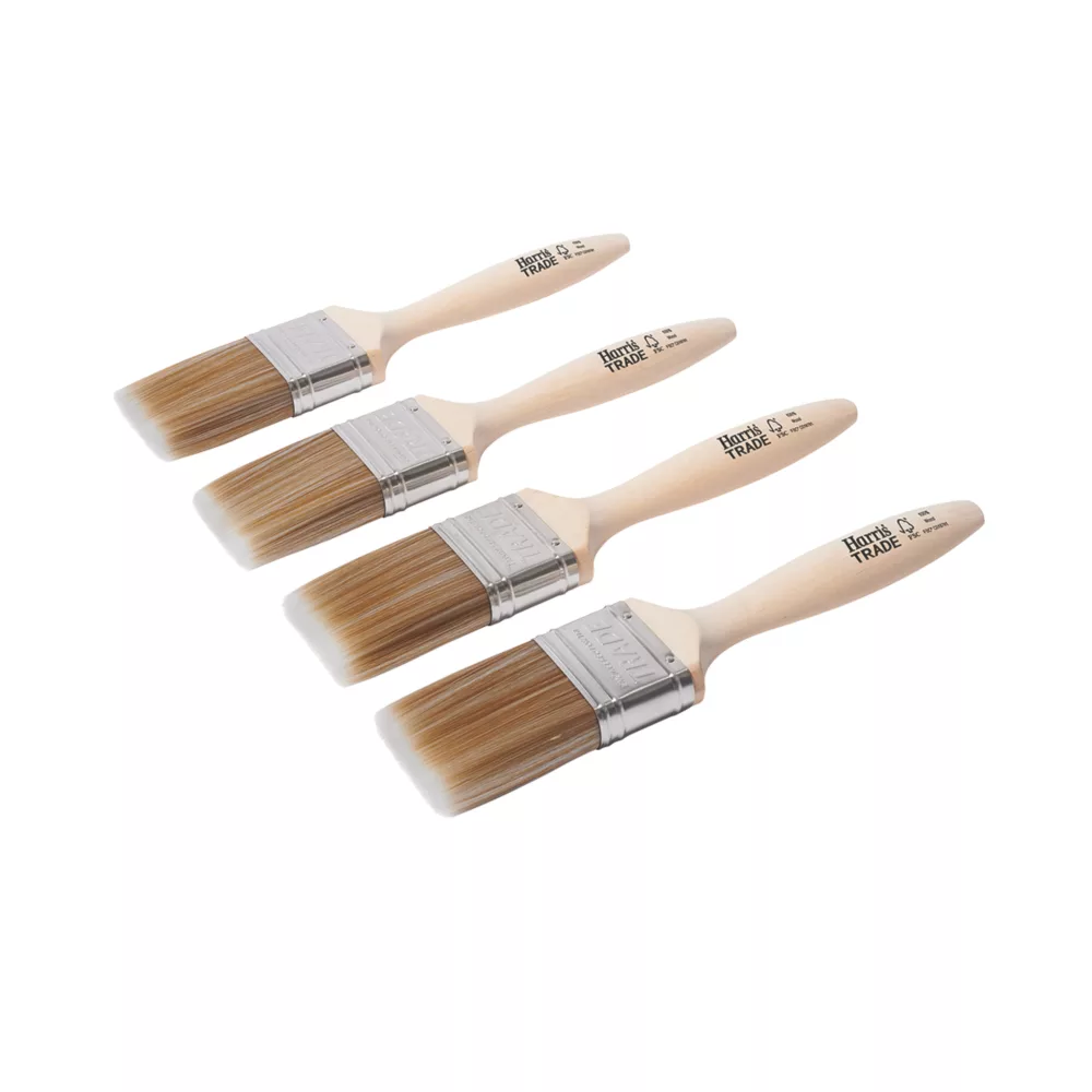 Harris Trade Fine-Tip Brushes 2" 4 Pack Harris Trade Fine-Tip Brushes 2" 4 Pack -Harris Paint Store 2675X A1