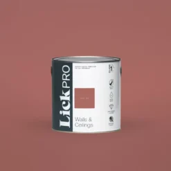 LickPro Matt Red 04 Emulsion Paint 2.5Ltr