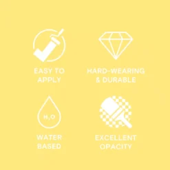 LickPro Eggshell Yellow 06 Emulsion Paint 2.5Ltr 6 LickPro Eggshell Yellow 06 Emulsion Paint 2.5Ltr -Harris Paint Store 273JY A4