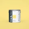 LickPro Eggshell Yellow 06 Emulsion Paint 2.5Ltr -Harris Paint Store 273JY P