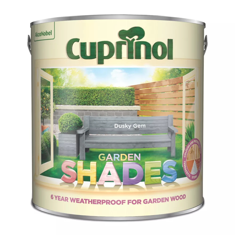 Cuprinol Garden Shades Wood Paint Matt Dusky Gem 2.5Ltr Cuprinol Garden Shades Wood Paint Matt Dusky Gem 2.5Ltr -Harris Paint Store 3148H A1