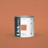 LickPro Eggshell Orange 04 Emulsion Paint 2.5Ltr -Harris Paint Store 315JY P