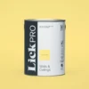 LickPro Matt Yellow 06 Emulsion Paint 5Ltr -Harris Paint Store 336JY P