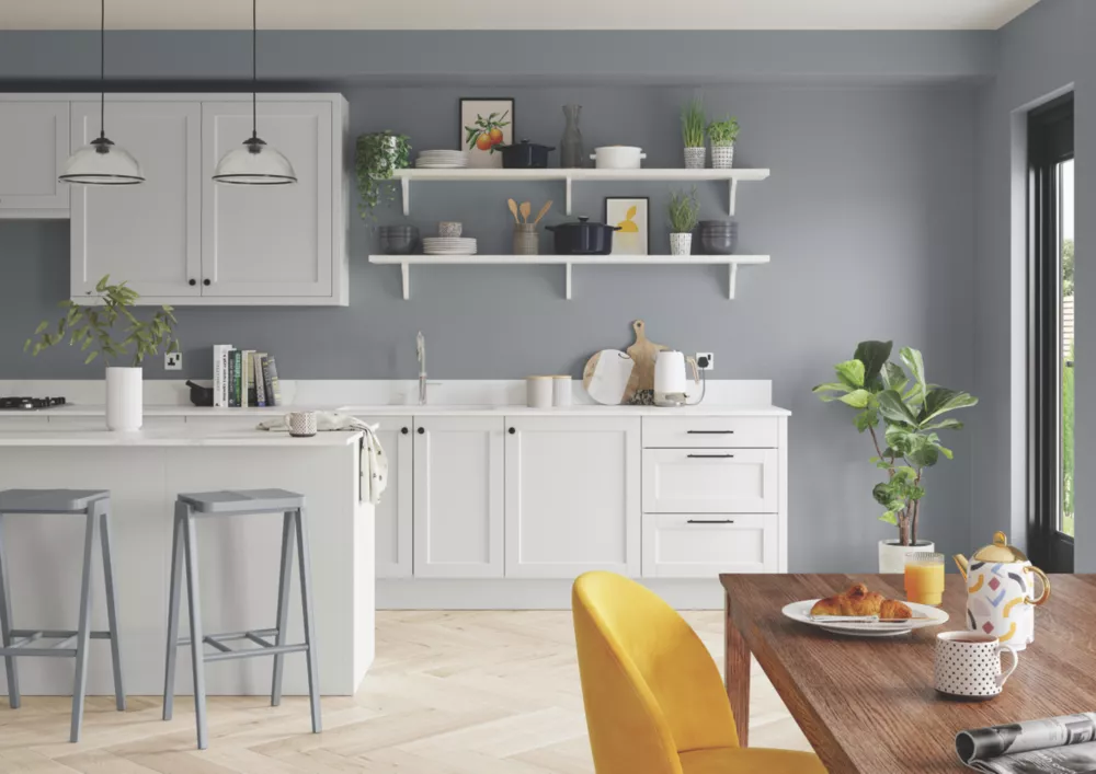 Dulux Matt Natural Slate Emulsion Paint 2.5Ltr Dulux Matt Natural Slate Emulsion Paint 2.5Ltr -Harris Paint Store 3654K A4