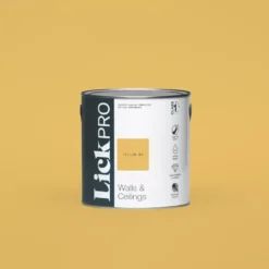 LickPro Matt Yellow 03 Emulsion Paint 2.5Ltr