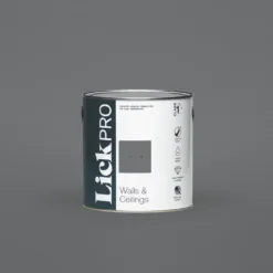 LickPro Matt Grey 10 Emulsion Paint 2.5Ltr