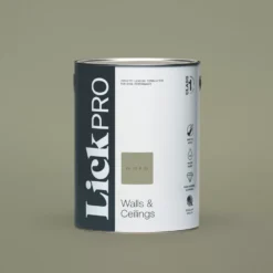 LickPro Matt Green BS 12 B 21 Emulsion Paint 5Ltr
