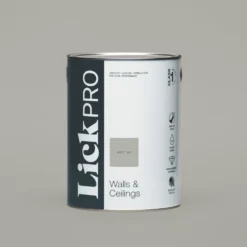 LickPro Eggshell Grey 04 Emulsion Paint 5Ltr