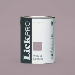 LickPro Eggshell Purple 01 Emulsion Paint 5Ltr