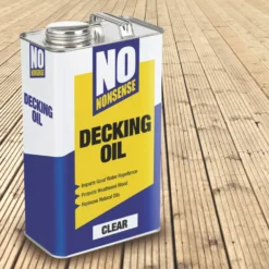 No Nonsense Timber Decking Oil Clear 5Ltr -Harris Paint Store 44785 A3