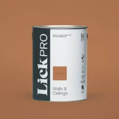 LickPro Matt Orange 02 Emulsion Paint 5Ltr