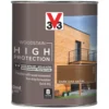 V33 High-Protection Exterior Woodstain Satin Dark Oak 750ml -Harris Paint Store 503JY P