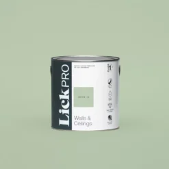 LickPro Matt Green 13 Emulsion Paint 2.5Ltr