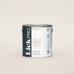 LickPro Matt White 06 Emulsion Paint 2.5Ltr