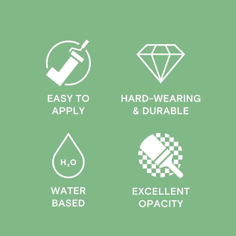 LickPro Eggshell Green 16 Emulsion Paint 5Ltr LickPro Eggshell Green 16 Emulsion Paint 5Ltr -Harris Paint Store 517JY A4