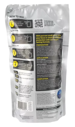 Ronseal Ultimate Fence Life Concentrate Treatment Medium Oak 5L From 950mlLtr -Harris Paint Store 543RV A3