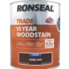 Ronseal Trade 10 Year Woodstain Satin Dark Oak 750ml