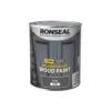 Ronseal 10-Year Exterior Wood Paint Satin Grey 750ml -Harris Paint Store 579FF P