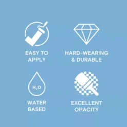 LickPro Matt Blue 10 Emulsion Paint 2.5Ltr 6 LickPro Matt Blue 10 Emulsion Paint 2.5Ltr -Harris Paint Store 601JY A4