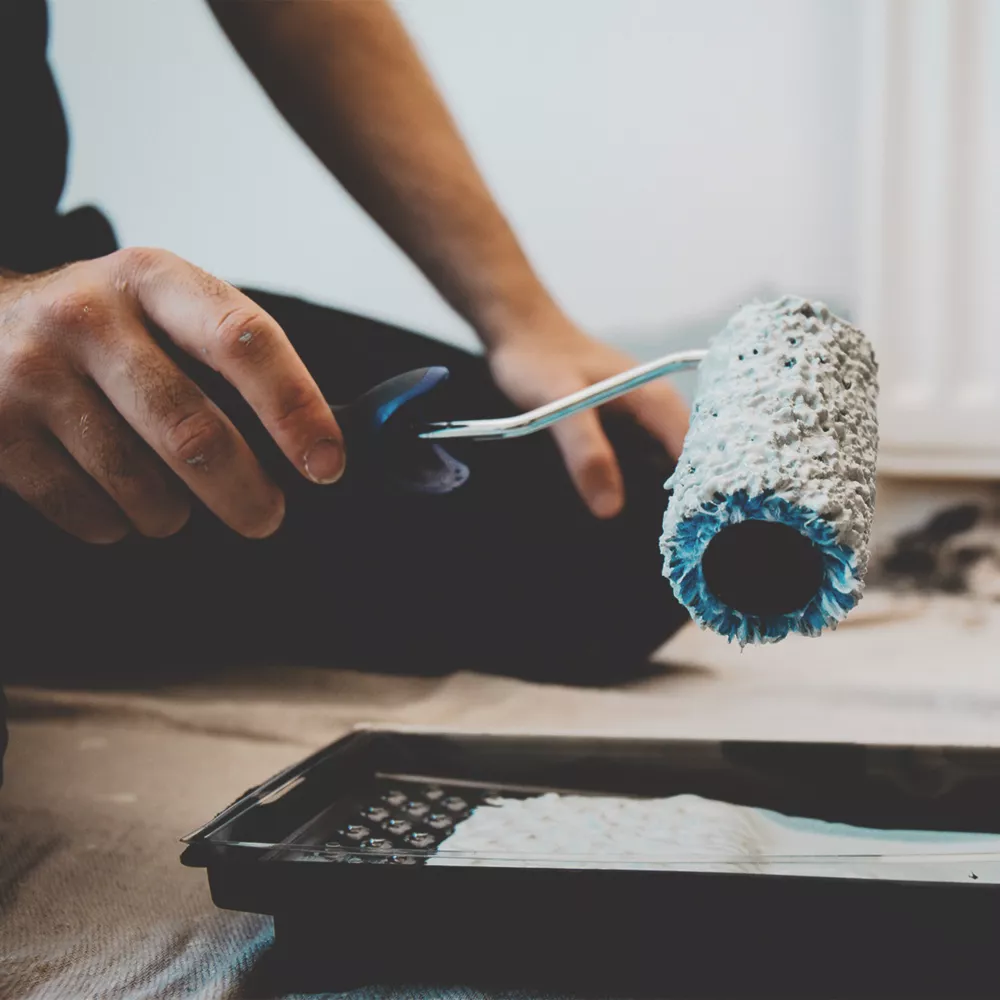 Harris Trade Emulsion Jumbo Mini Roller Sleeves Emulsion 4" x 40mm 5 Pack Harris Trade Emulsion Jumbo Mini Roller Sleeves Emulsion 4" X 40mm 5 Pack -Harris Paint Store 6261X A4