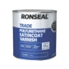 Ronseal Trade Polyurethane Interior Varnish Clear 2.5Ltr -Harris Paint Store 628VT P
