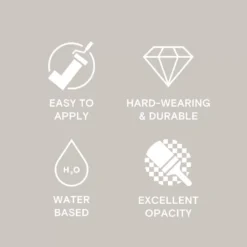 LickPro Eggshell Grey 03 Emulsion Paint 5Ltr -Harris Paint Store 660JY A4