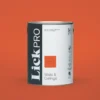 LickPro Eggshell Orange 01 Emulsion Paint 5Ltr -Harris Paint Store 708JY P