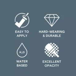 LickPro Matt Blue 06 Emulsion Paint 2.5Ltr 6 LickPro Matt Blue 06 Emulsion Paint 2.5Ltr -Harris Paint Store 736JY A4