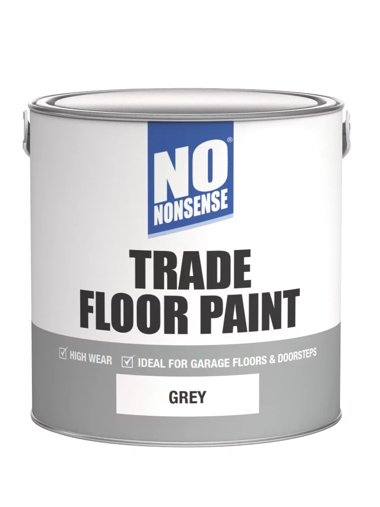 No Nonsense Trade Floor Paint Grey 2.5Ltr No Nonsense Trade Floor Paint Grey 2.5Ltr -Harris Paint Store 74591 P