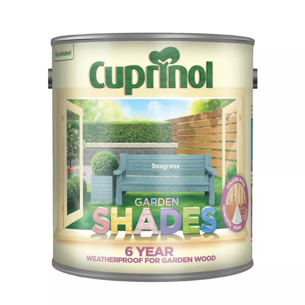 Cuprinol Garden Shades Woodstain Matt Seagrass 2.5Ltr Cuprinol Garden Shades Woodstain Matt Seagrass 2.5Ltr -Harris Paint Store 76125 A1
