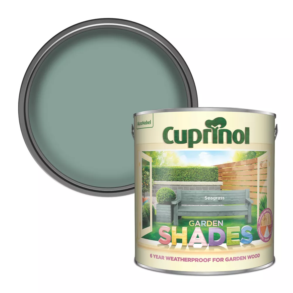 Cuprinol Garden Shades Woodstain Matt Seagrass 2.5Ltr Cuprinol Garden Shades Woodstain Matt Seagrass 2.5Ltr -Harris Paint Store 76125 P