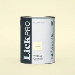 LickPro Eggshell Yellow 05 Emulsion Paint 5Ltr