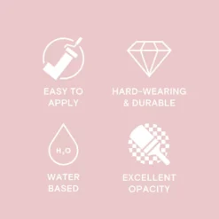 LickPro Eggshell Pink 03 Emulsion Paint 5Ltr -Harris Paint Store 792KF A4