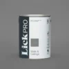 LickPro Matt Grey RAL 7037 Emulsion Paint 5Ltr -Harris Paint Store 822JY P