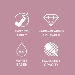 LickPro Eggshell Pink 10 Emulsion Paint 5Ltr 6 LickPro Eggshell Pink 10 Emulsion Paint 5Ltr -Harris Paint Store 830JY A4