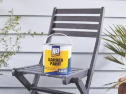 No Nonsense Garden Colour Wood Paint Semi-Matt Slate Grey 2.5Ltr -Harris Paint Store 8397X A2